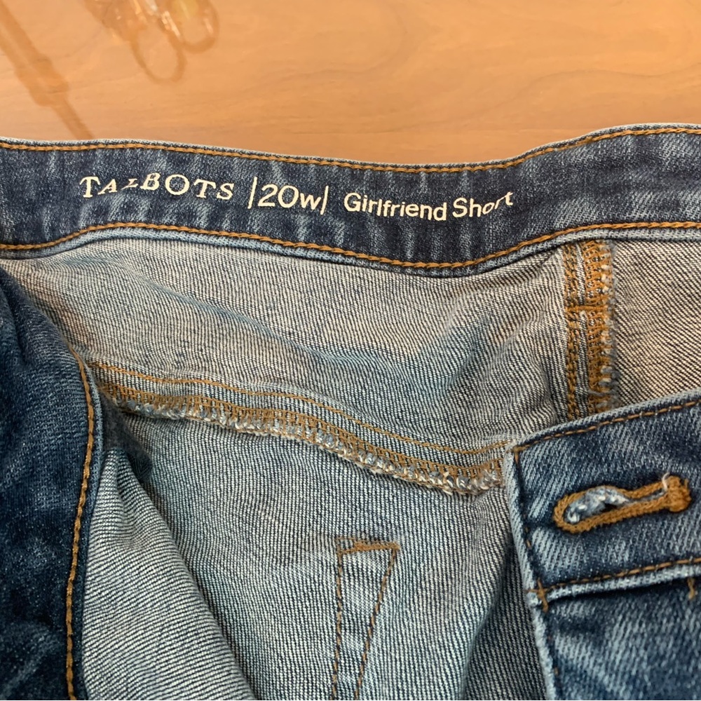 Talbots Blue Girlfriend Denim Shorts - Picture 4 of 5